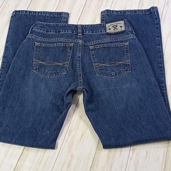 Twenty X Jackson Lower Rise Bootcut Blue Jeans Size 5/6×31 - Picture 7 of 16